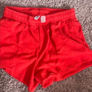 Women's Red Shorts